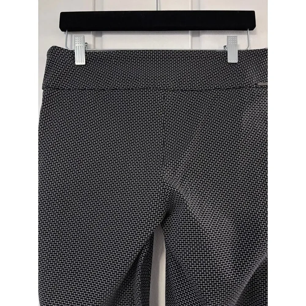 Up! Black Pull-On Stretch Pants Women's Size 8